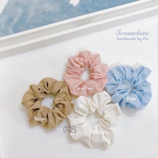 Scrunchies chun buộc tóc vải linen