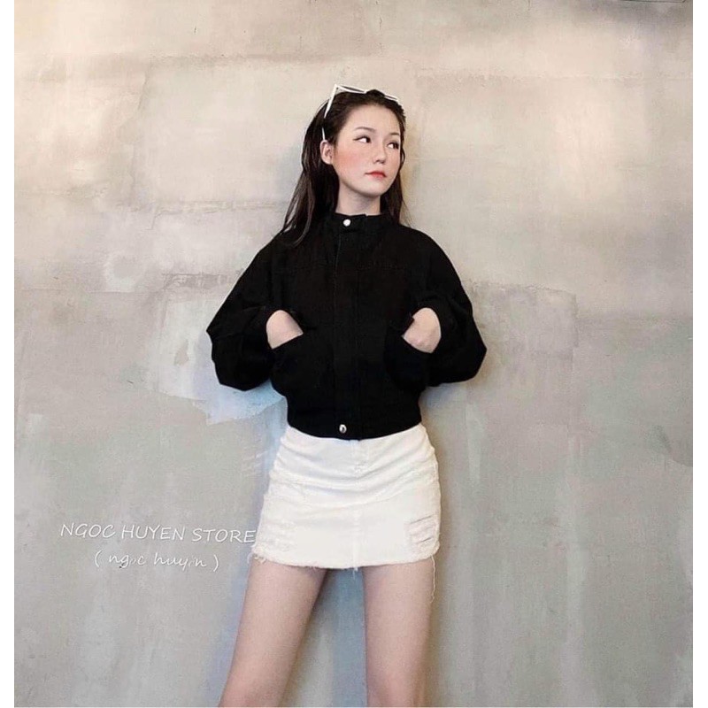 Chân váy Jeans có lót quần