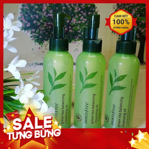 Tẩy trang Innisfree Green Tea Balancing Cleansing Oil