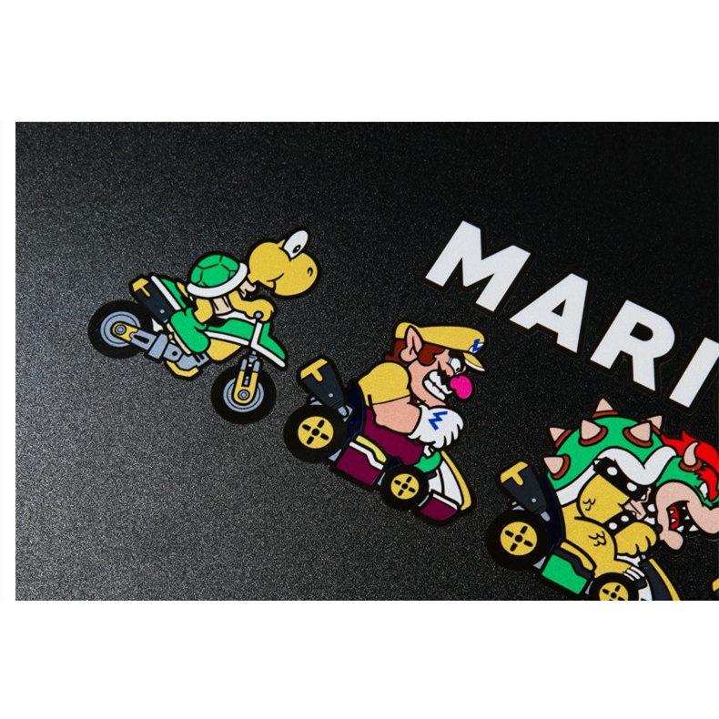 Sticker Mario Kart Racing Game Phản Quang Dễ Thương Vui Nhộn Dán Trang Trí Kính Chắn Gió Xe Hơi Xe Máy EBike
