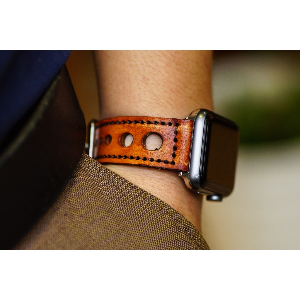Dây Đồng Hồ Da Bò Italia Vegtan RAM Leather D33 Bền Đẹp