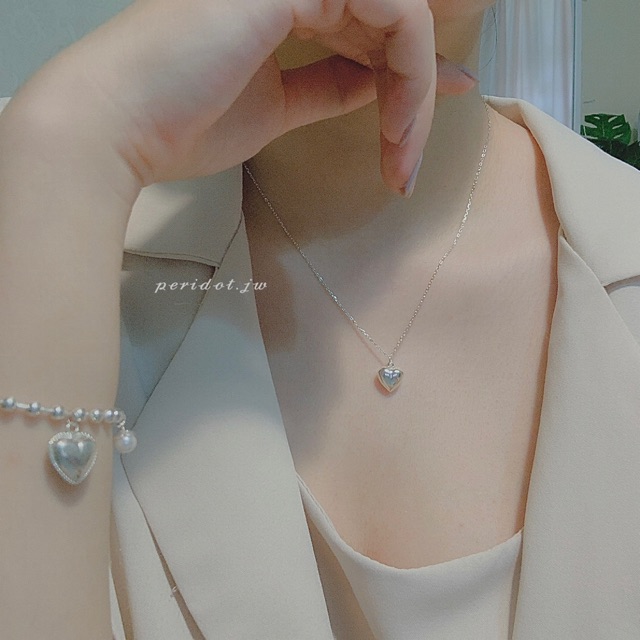 Dây chuyền tim thiết kế