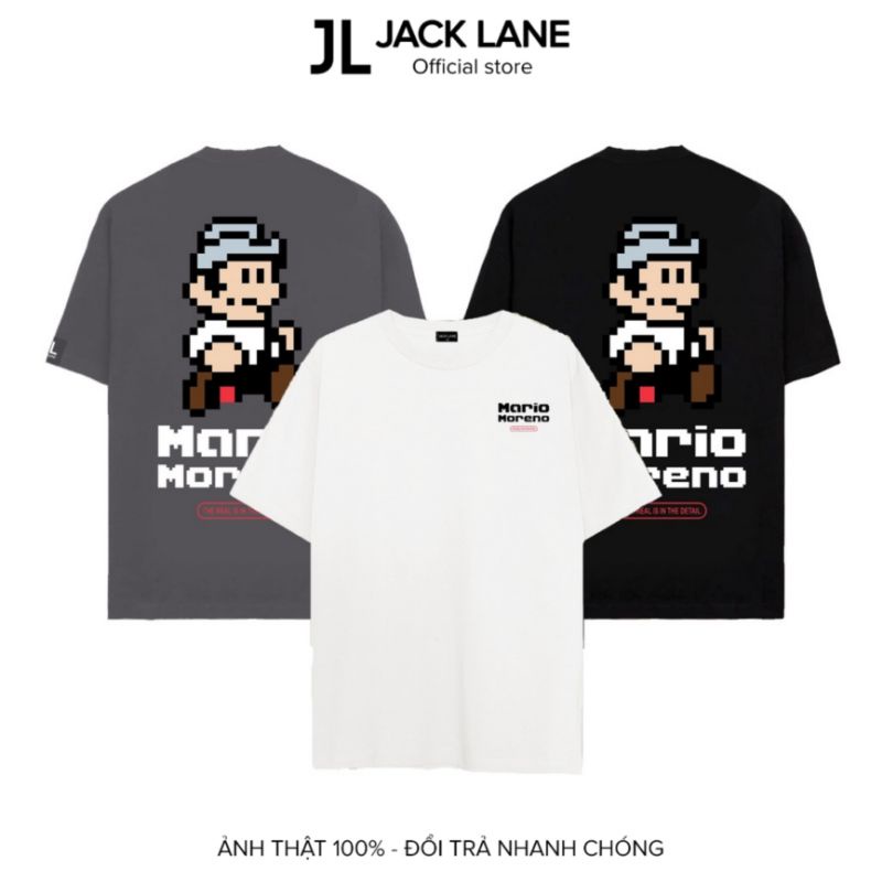 Áo thun tay lỡ Mario Moreno Jack Lane, Áo phông nam nữ Unisex