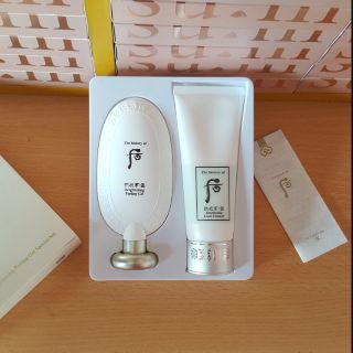 Set tẩy da chết+ sữa rửa mặt Whoo