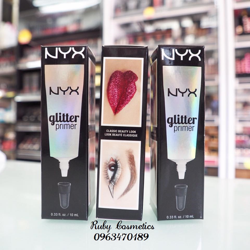 Kem Lót Nhũ Mắt &amp; Môi Nyx Glitter Primer (10ml)