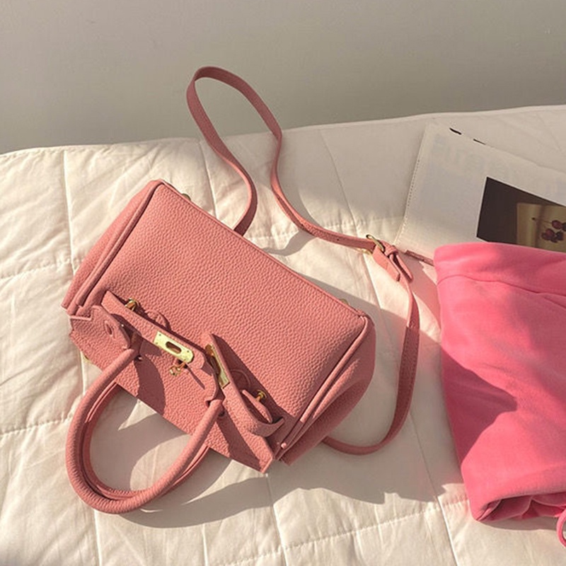 Túi Đeo Vai Màu Trơn Phong Cách Hàn Quốc Thời Trang Cho Nữ