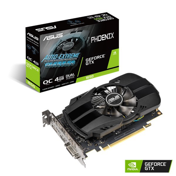 Card màn hình ASUS GeForce GTX1650 4GB GDDR5 Phoenix (PH-GTX1650-4G)