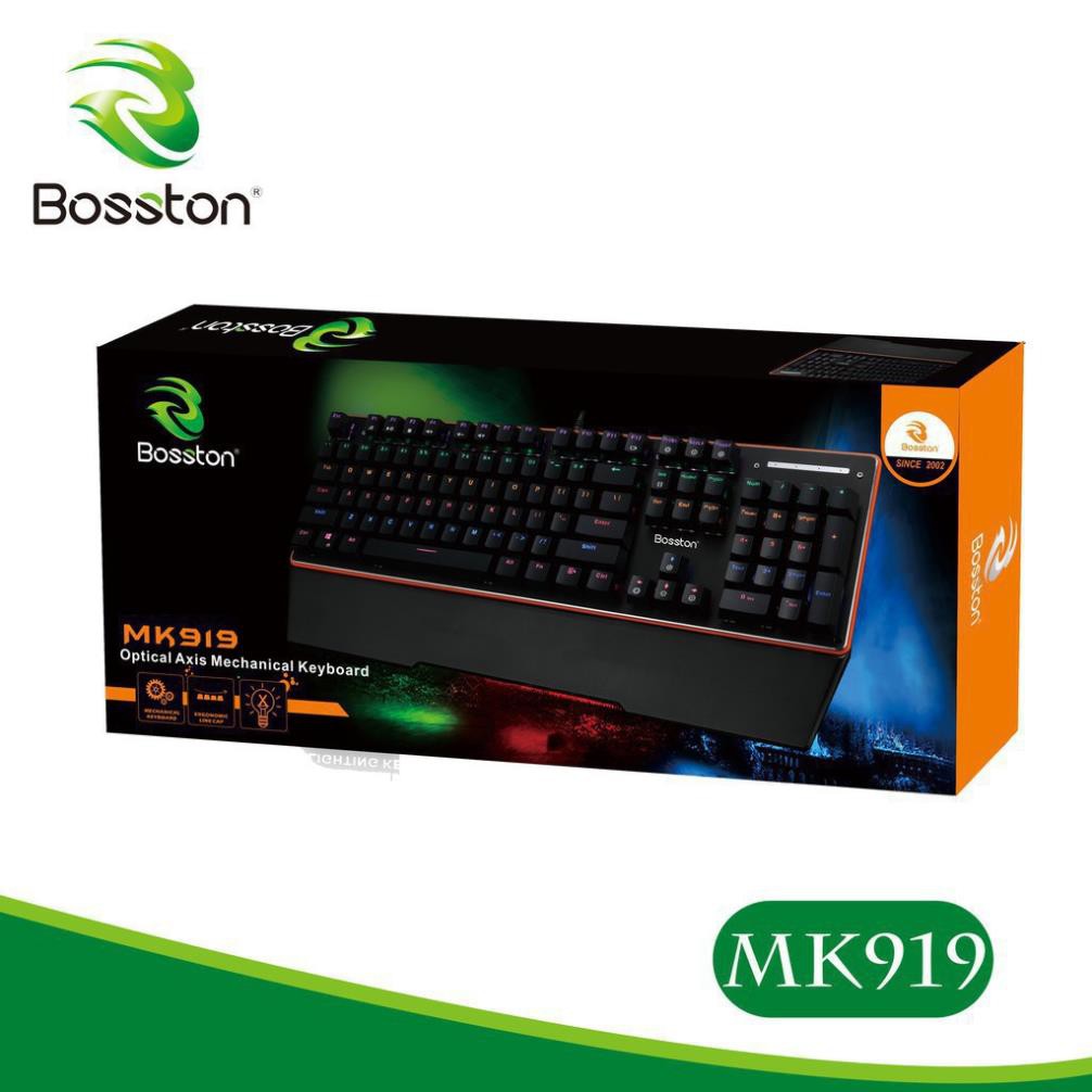 [Chính hãng] Bàn phím cơ Bosston MK-919 -Phím cơ quang học chuyên game