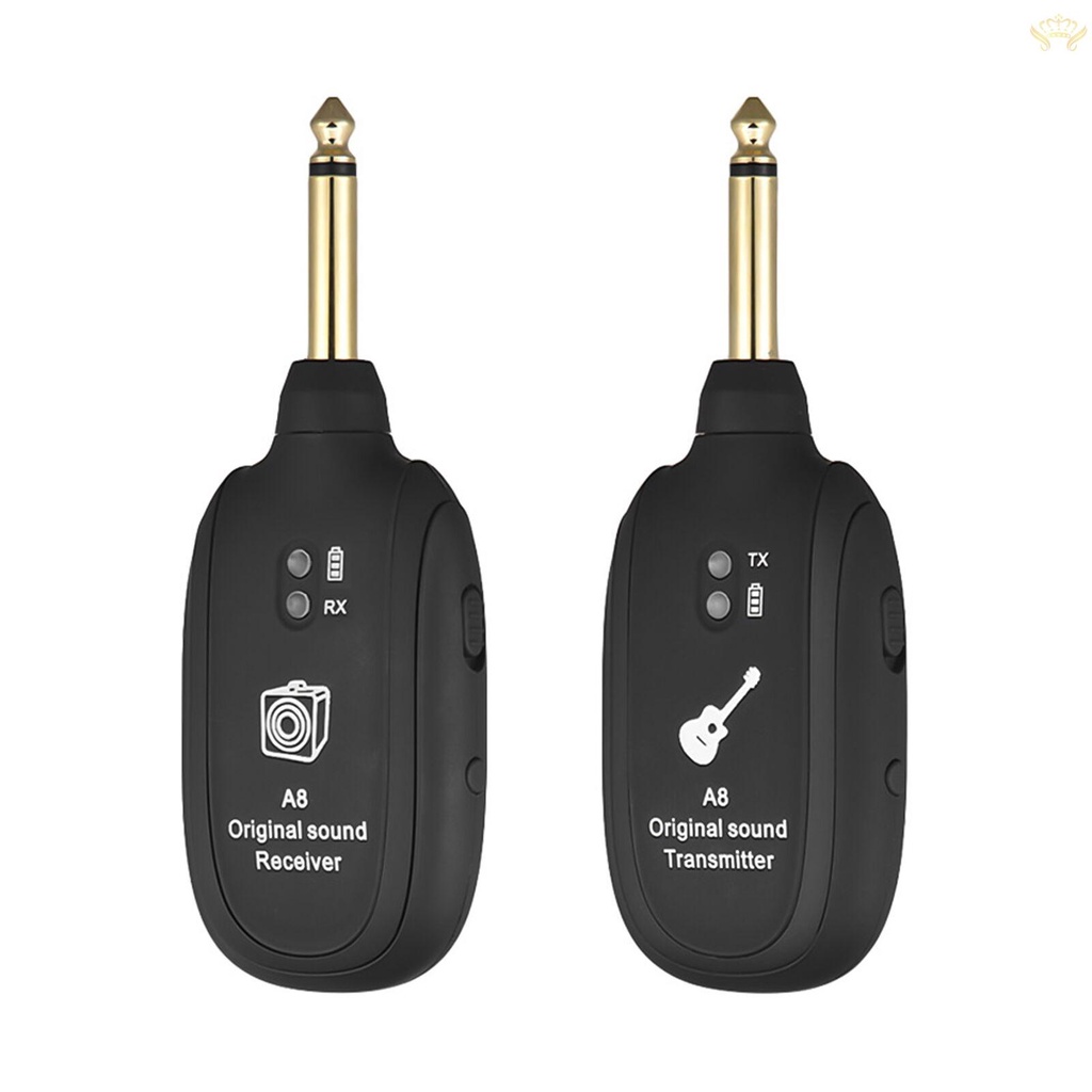 Bộ Thu Phát Tín Hiệu Không Dây A8 UHF 730mhz Phạm Vi 50M Cho Đàn Guitar Điện/Violin/Violin