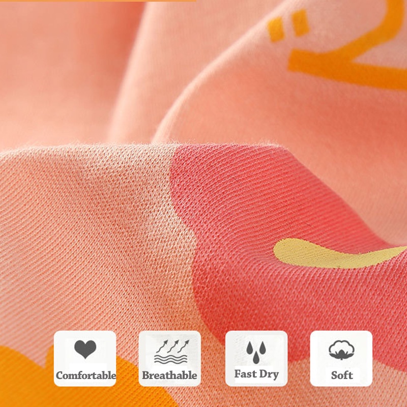 Đồ Ngủ Áo Liền Quần Luckycandy Chất Cotton Tay Dài Cho Bé Sơ Sinh 0-24 Tháng Tuổi