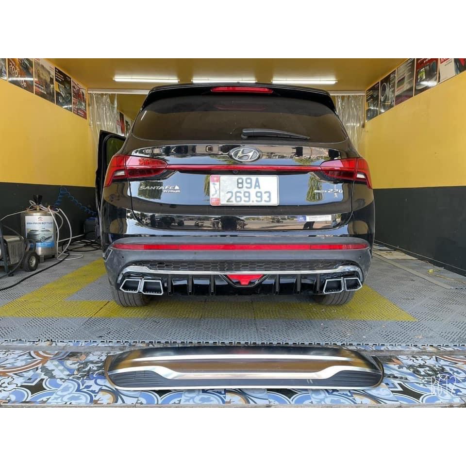 Lip chia po xe Hyundai Santafe 2022, Nhựa ABS cao cấp