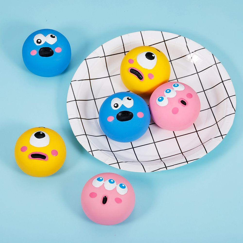 DANILO Bóng Cao Su Mềm Hình Đôi Mắt To Huấn Luyện Thú Cưng