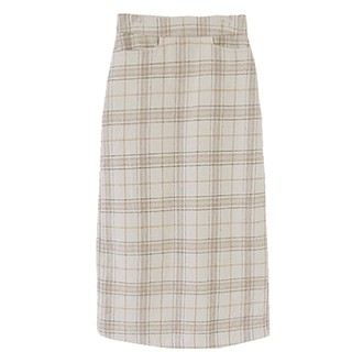(ORDER) Chân váy kẻ dáng dài MORAN Hàn Quốc
