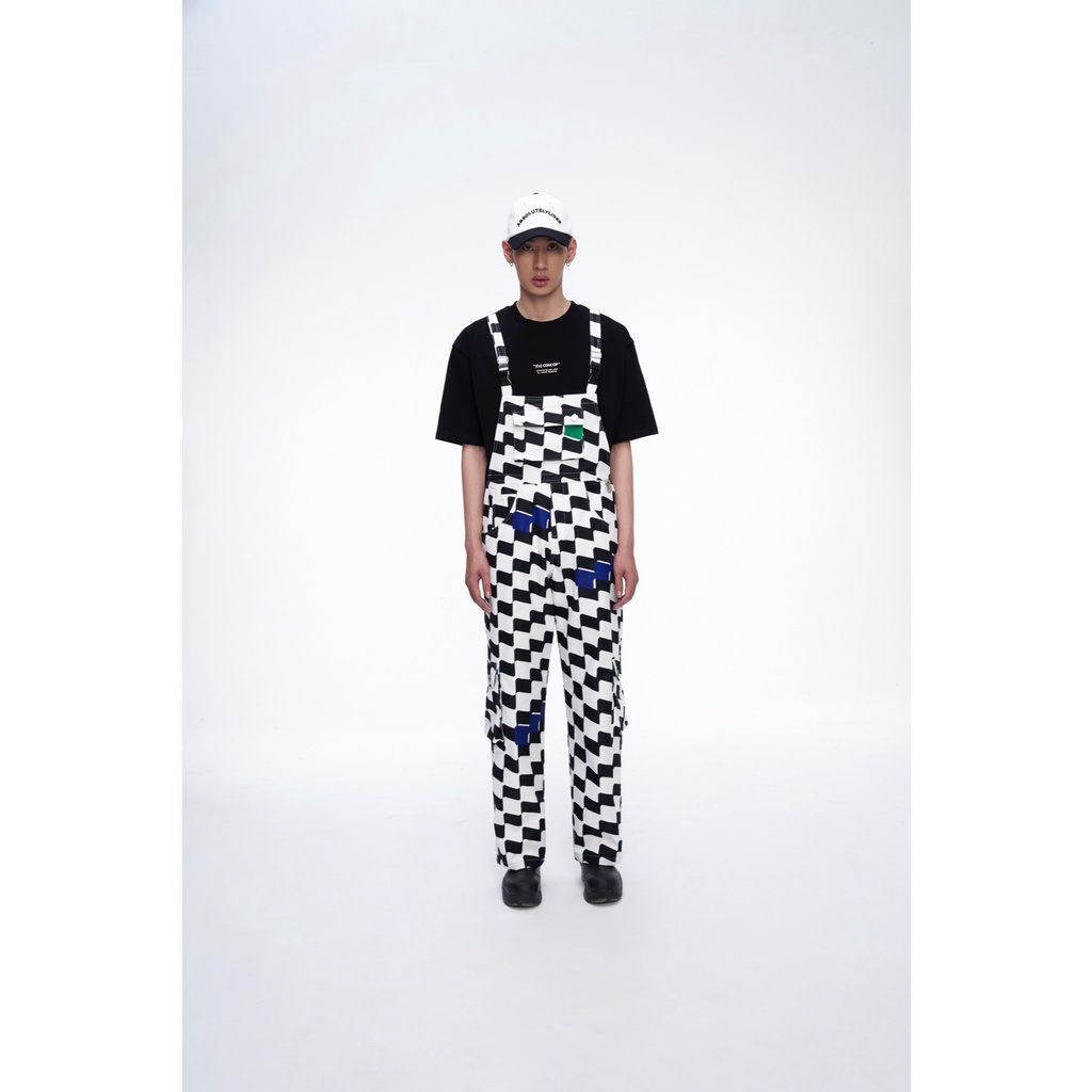 QUẦN YẾM HOẠ TIẾT LIDER MARCEL MONOGRAM DUNGAREES