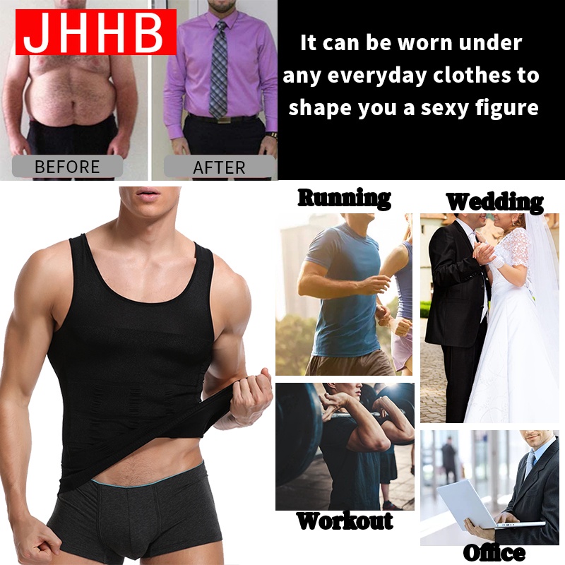 Áo Sát Nách Định Hình Cơ Thể Thon Gọn Bằng Abs Cho Nam