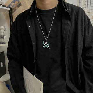 Dây Chuyền Mặt Hình Biểu Tượng Alan Walker Phong Cách Âu Mỹ Cho Nam Và Nữ