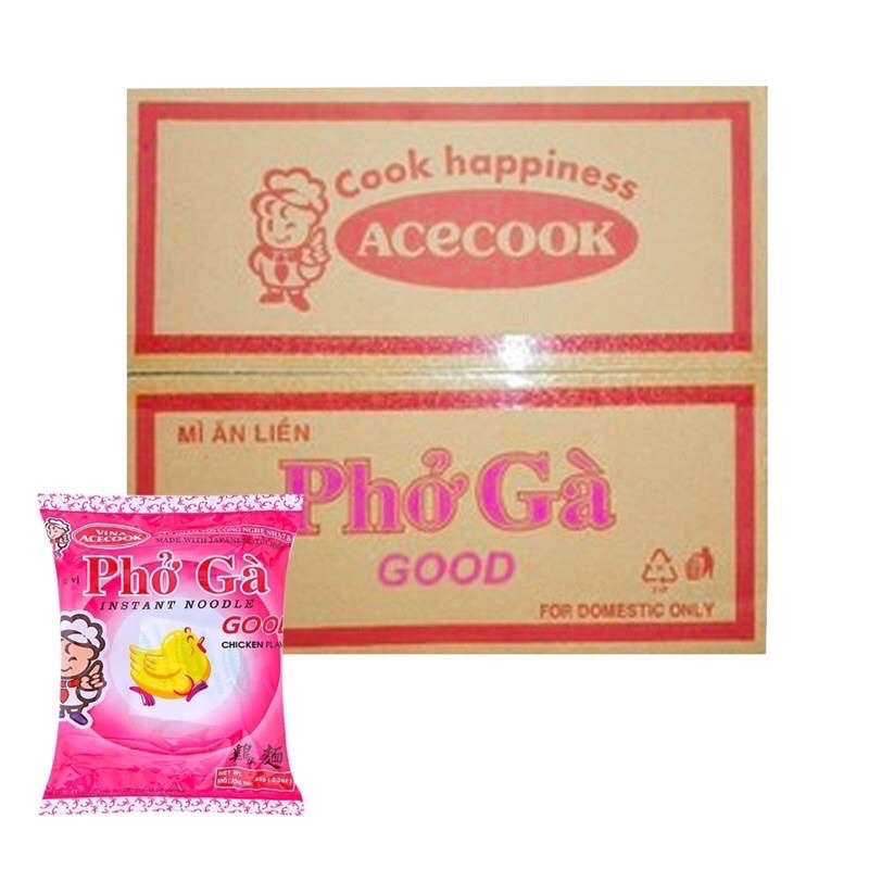 Thùng 30 gói Phở gà 68gr