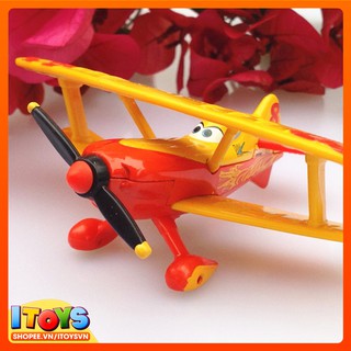 Mô hình máy bay lướt cho trẻ em dài 7,5cm, rộng 10cm. Đồ chơi máy bay trẻ em ITOYS