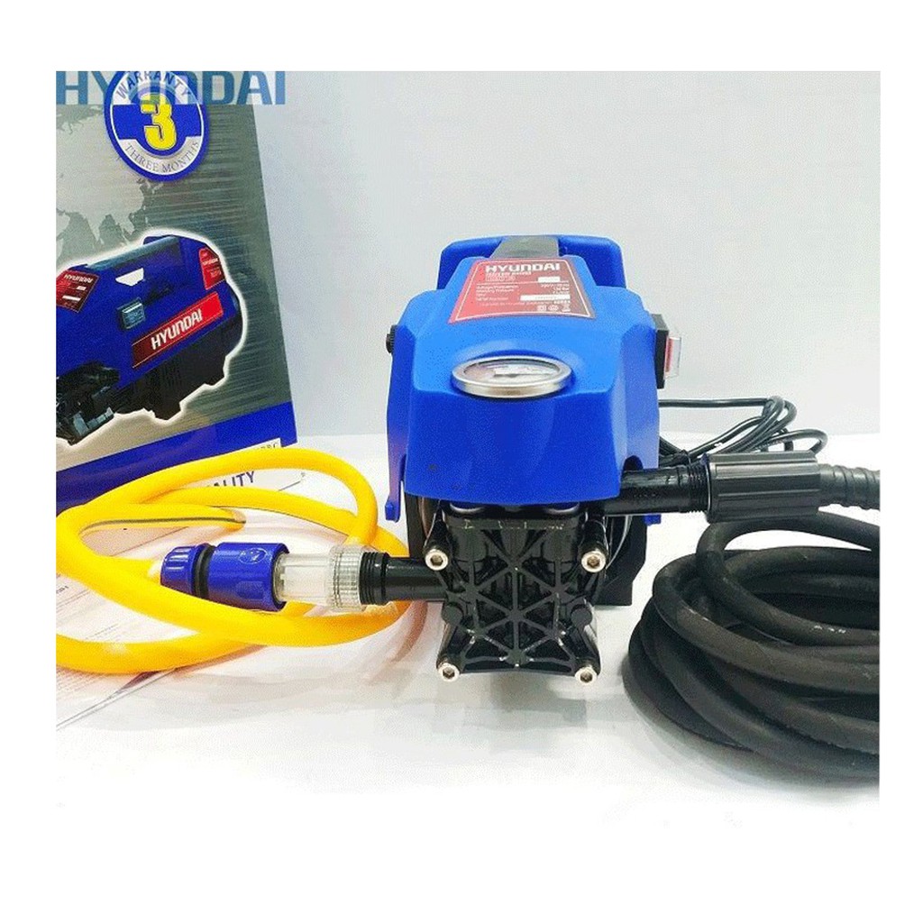 Máy xịt rửa Hyundai HRX713 công suất 1300w mạnh mẽ rửa xe máy , oto sân vườn tự hút hiệu quả