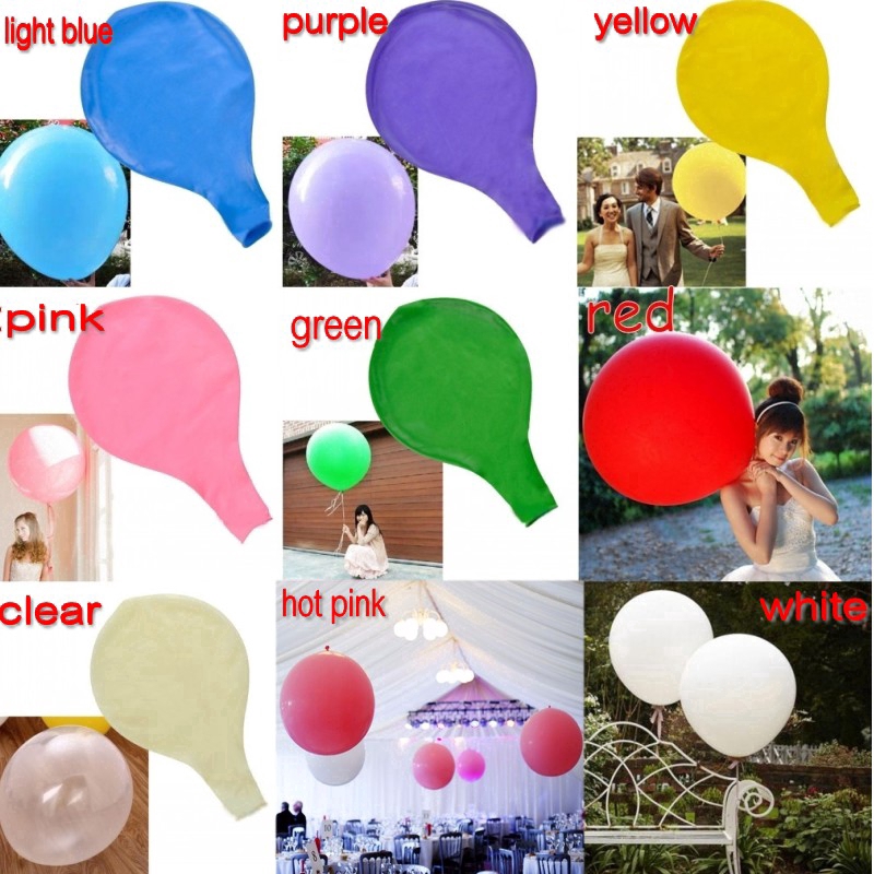 Bong bóng cao su kích thước 36 inch dùng trang trí tiệc cưới sinh nhật