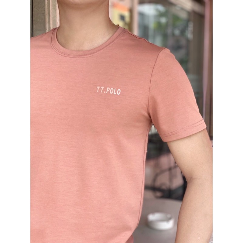 [Siêu Đẹp] Áo Thun Nam Polo Cổ Tròn Ngắn Tay Mát Co Dãn Tốt , Áo Phông Nam Trơn Nhiều Màu Quốc Dân 50-90kg | BigBuy360 - bigbuy360.vn