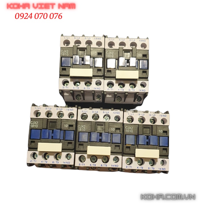 Bộ 3 khởi động từ CJX18A/220V - Contactor CJX18