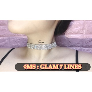 Vòng cổ choker đính đá 7lines