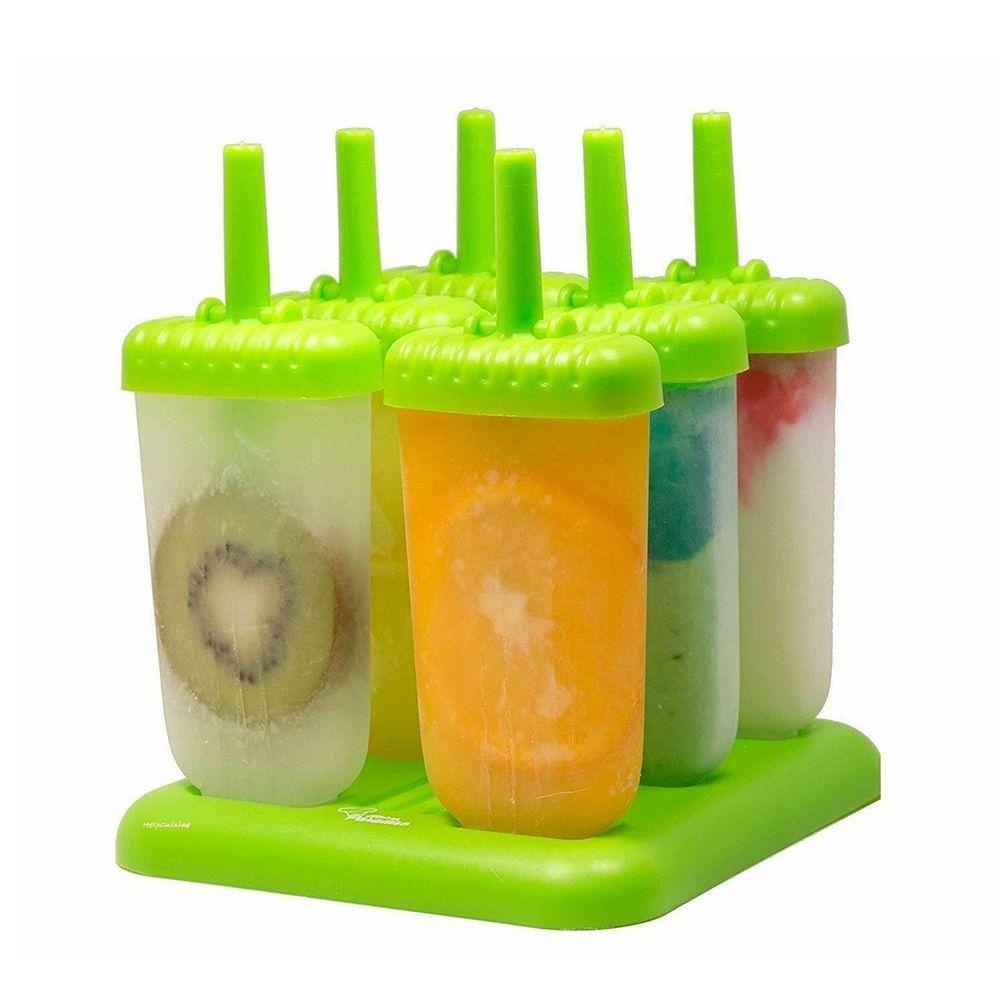 Set 6 Khay Silicone Làm Kem / Bánh Tráng Miệng DIY