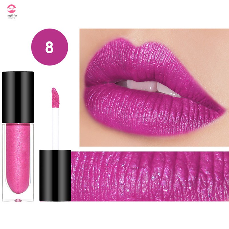 Starry Sky Lipgloss Waterproof Non-stick Shimmering Long-lasting Lip Glaze Liquid Lipstick