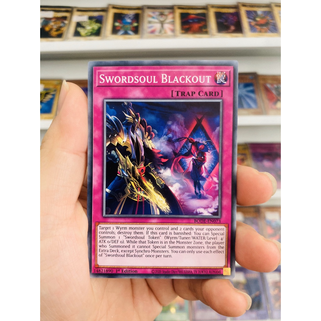 Thẻ Bài YugiOh! Mã BODE-EN073 - Swordsoul Blackout - Common - 1st Edition
