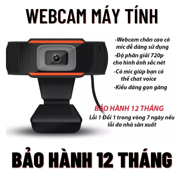 Webcam Máy Tính-Latop-Có Mic Full HD-Camera Học Online Qua ZOOM, Trực Tuyến - Hội Họp - Gọi Video Hình Ảnh Sắc Nét