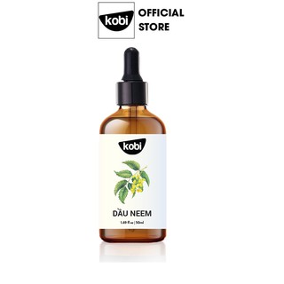 Dầu neem oil Kobi hữu cơ, nguyên chất, diệt bọ trĩ, nhện đỏ, rệp, sâu, bảo vệ cây hoa hồng, phong lan, ép lạnh -50ml