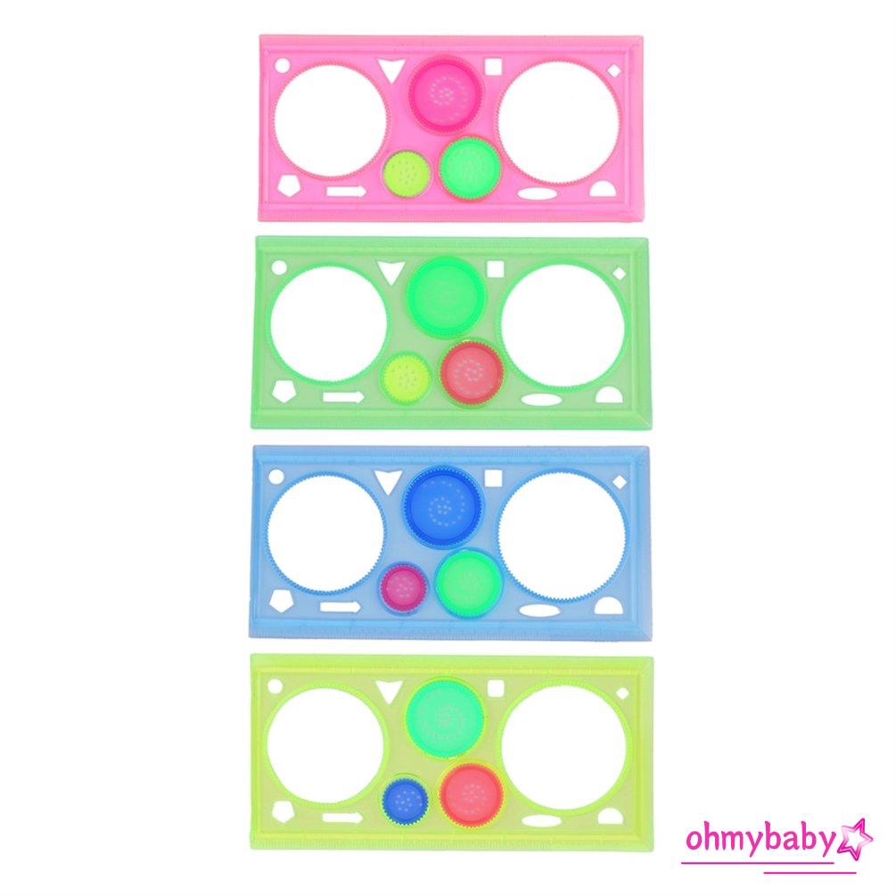 Thước kẻ hình học xoắn ốc đa chức năng thích hợp cho học sinh/trẻ em