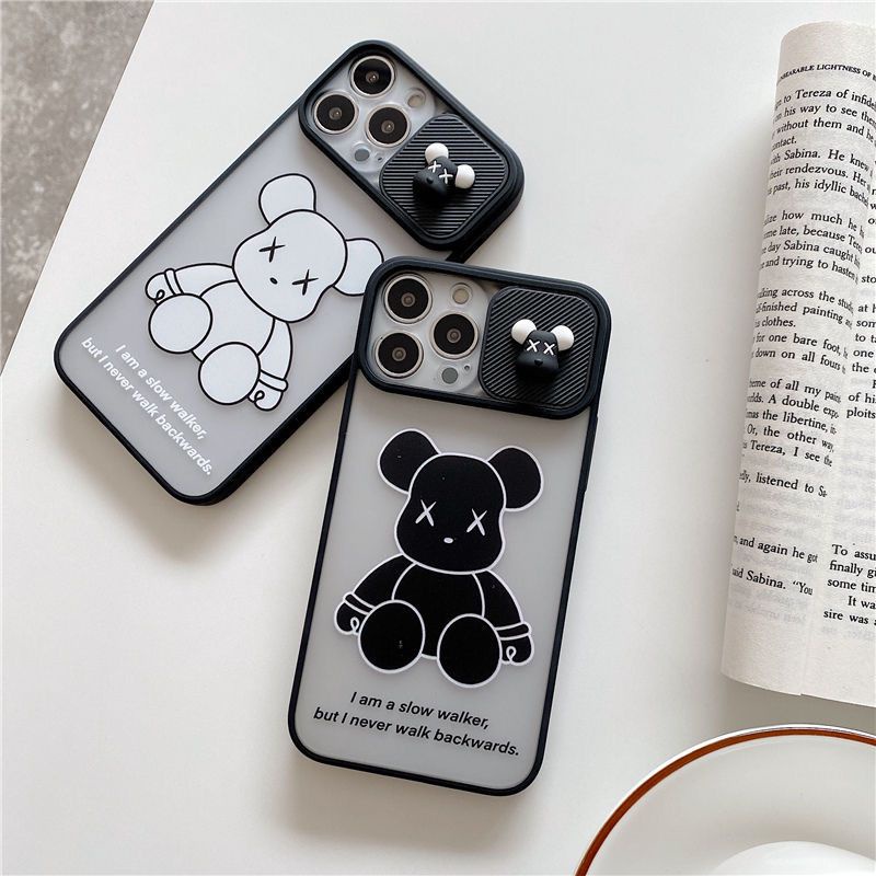 Ốp điện thoại có nắp trượt bảo vệ camera thích hợp cho iPhone 11 12 12Pro 12ProMax 13 13Pro 13ProMax 14Pro 14ProMax