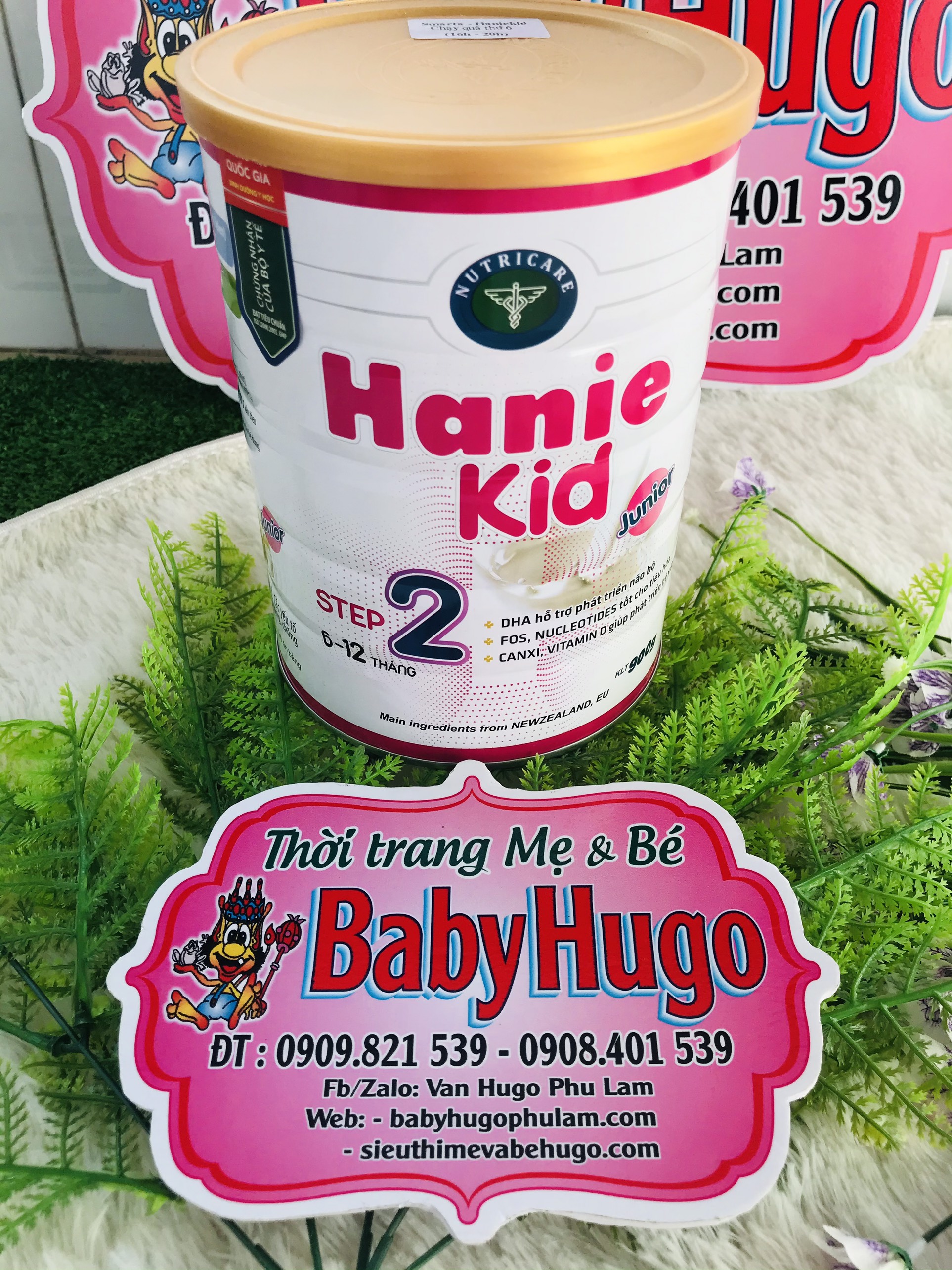 HSD 2022] Sữa Bột Hanie Kid 2 Dành Cho Trẻ Biếng Ăn &amp; Suy Dinh Dưỡng 900g