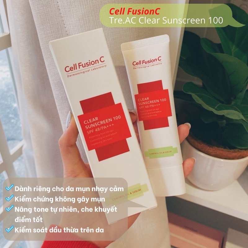 Kem Chống Nắng Cell Fusion C Laser Suncreen 100/Toning Suncream 100