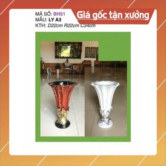 Bình Cắm Hoa Composite Cao 34cm Ly A3