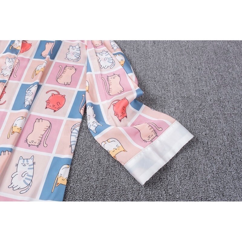 SET PIJAMA LỤA HÀNG CAO CẤP