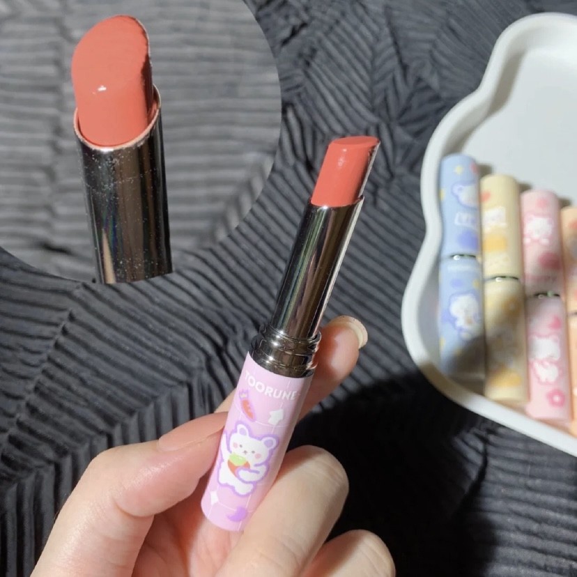 Son Dưỡng Môi Toorune Cloud Bear Light Embellish Lip Balm Dưỡng Ẩm Lâu Trôi Chống Thấm Nước Họa Tiết Gấu Hồng Dễ Thương