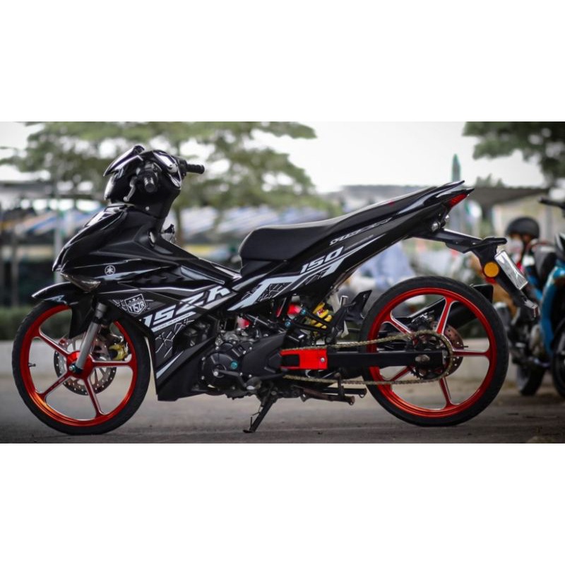 Tem Rời Exciter 150 Y15ZR Đen Phối Xám Trắng - Mẫu Mới Chuẩn Đẹp