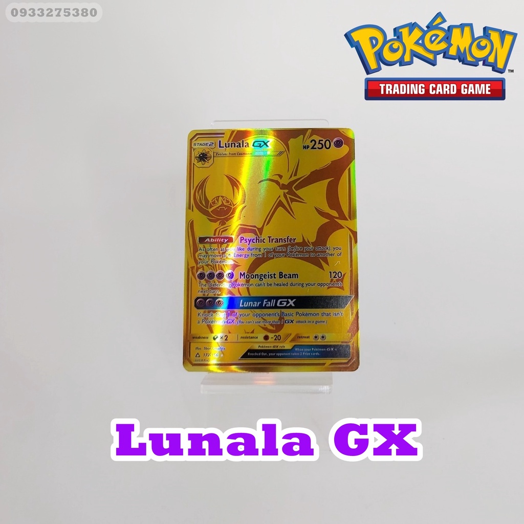 Thẻ bài Pokemon Lunala GX