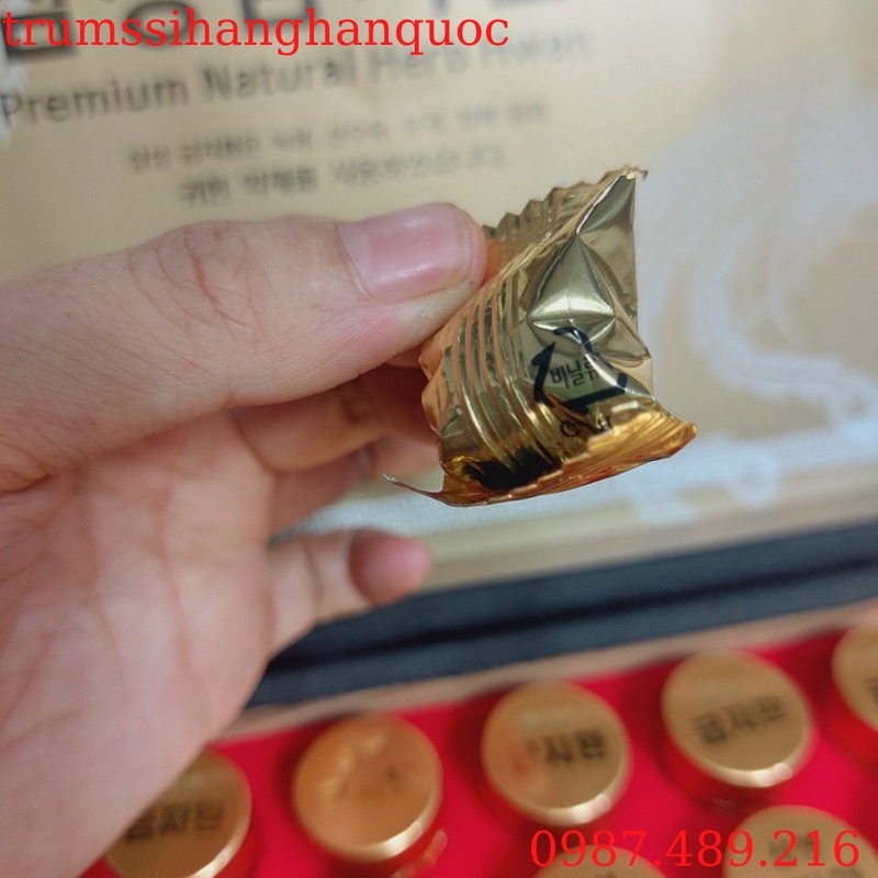 An cung ngưu hoàng hoàn hàn quốc [Dùng Là Khỏe 100%_Hàng Auth] An cung 60 viên samsung gumjeehwan