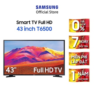 [Mã ELSAM1TR giảm 5% đơn 3TR] Smart Tivi Samsung 43 Inch Full HD UA43T6500AKXXV - Miễn phí lắp đặt thumbnail