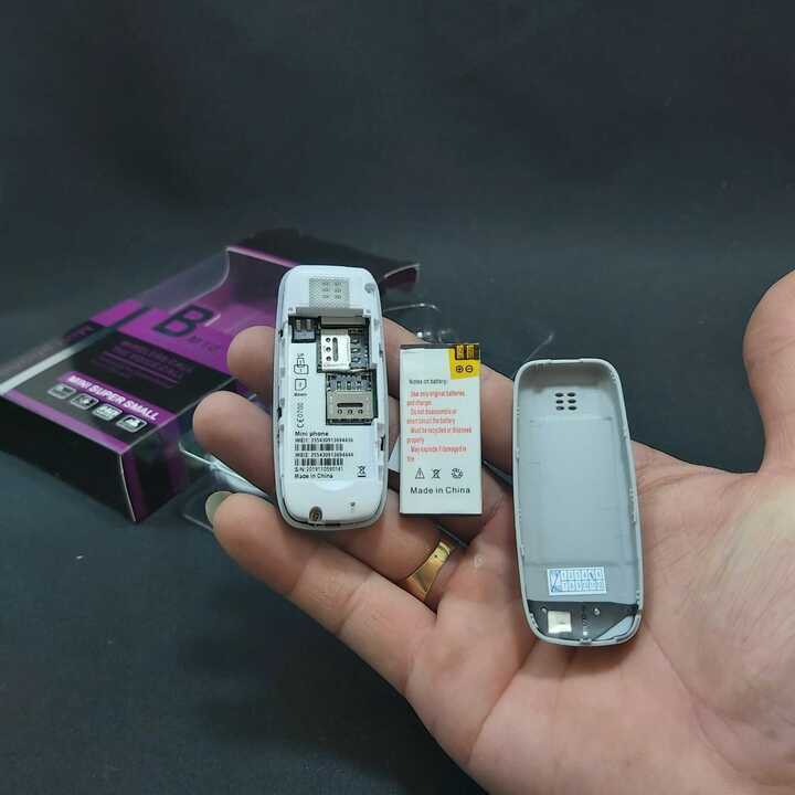 Điện Thoại Siêu Nhỏ 3310 màu Xám Grey (Mã SP: N3310-BM10) – Điện Thọai Mini 3310 2 sim - pin trâu