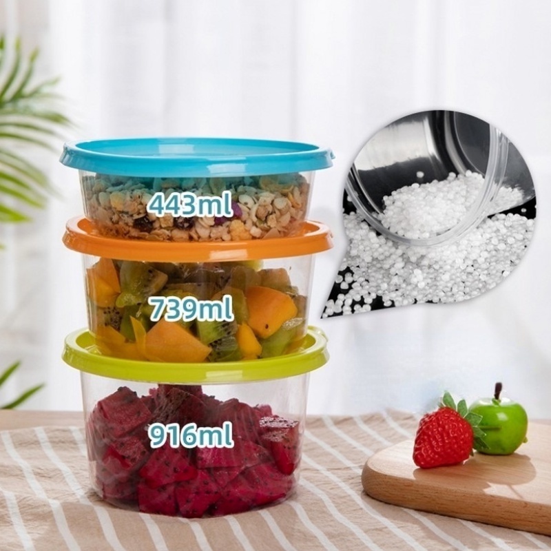 Hộp Đựng Thức Ăn Bằng Nhựa 10 Kích Thước Nhỏ Gọn Có Nắp Đậy Dùng 1 Lần