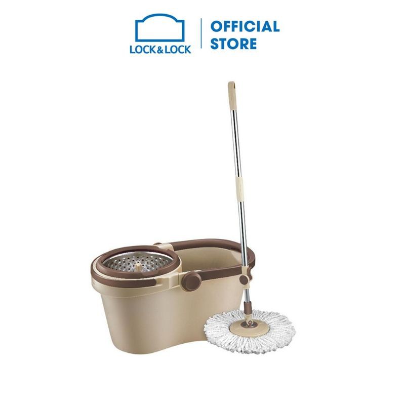 BỘ CÂY LAU NHÀ LOCK &amp; LOCK COMPACT SPIN MOP ETM466