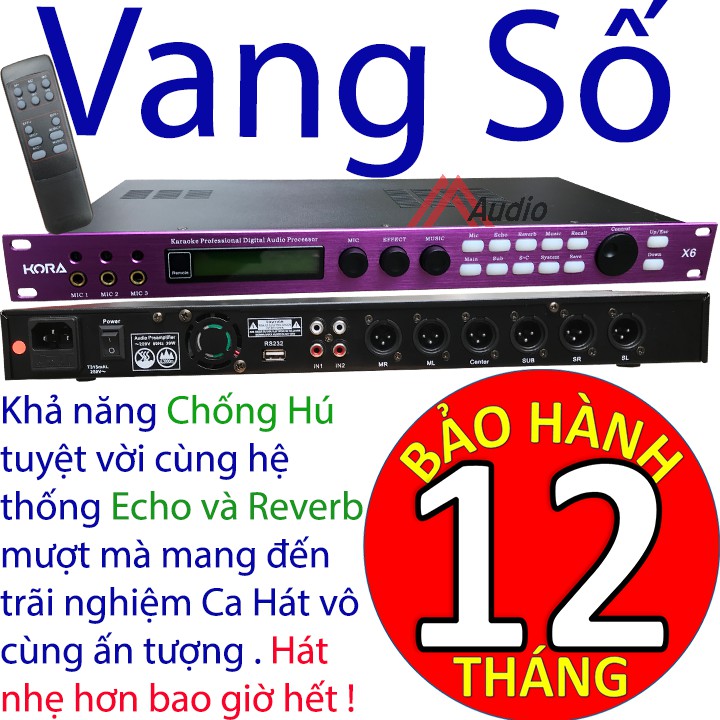 Vang Số X6 chống hú tốt , echo hay