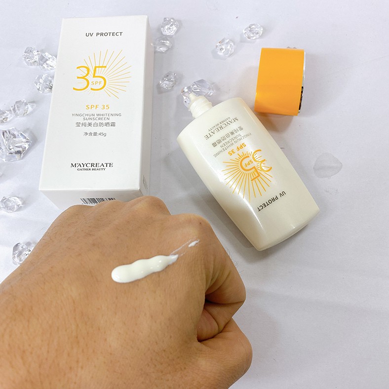 Kem Chống Nắng BB Cream Maycreate SPF 35+ Nội Địa Trung