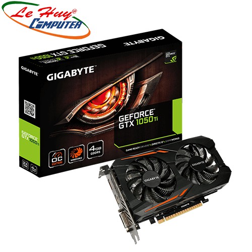 VGA GIGABYTE GTX 1050Ti 4GB GDDR5 OC (GV-N105TOC-4GD) Renew