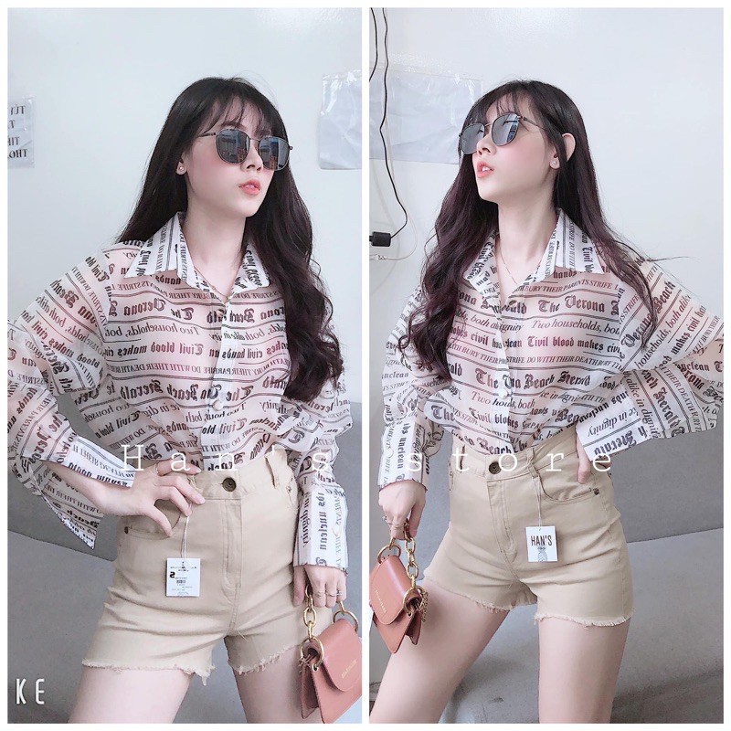 SƠMI TRONG SUÔT CHỮ ( ẢNH THẬT)